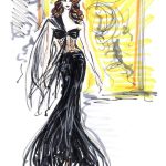 Cindy Crawford Instagram - Love these ❤️An illustrated #TBT @_punksy_(@dolcegabbana) @justinteodoro (@versace) @nelli__swan (@voguepolska) @mawamart (@voguespain) @justinteodoro (@chanelofficial) @elo_krk (@voguearabia)