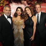 Cindy Crawford Instagram - So proud to call these two generous humans my friends! What an amazing night celebrating the first ever Albie Awards by The @clooneyfoundationforjustice. George and Amal, thank you for all the incredible work you to fighting for justice across the globe and shining light on so many others who put their lives at risk to help others. I left feeling humbled and inspired! #TheAlbies