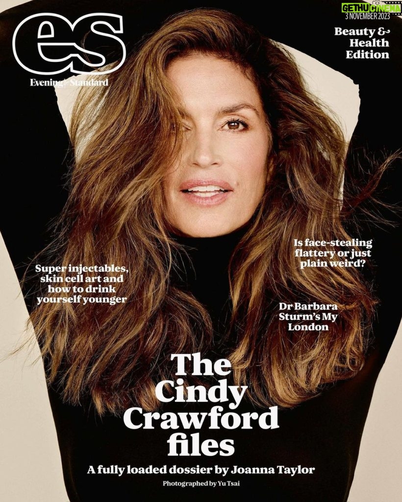 Cindy Crawford Instagram - Loved working with @yutsai88 on the latest cover of @esmagazine –– the Beauty and Health issue, out now ❤️@melaniemakeup @robsalty @petraflannery