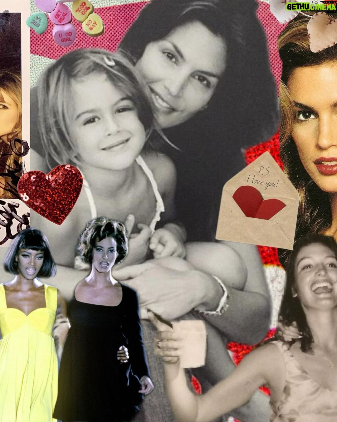 Cindy Crawford Instagram - Mood board for the girl’s girls 🩷