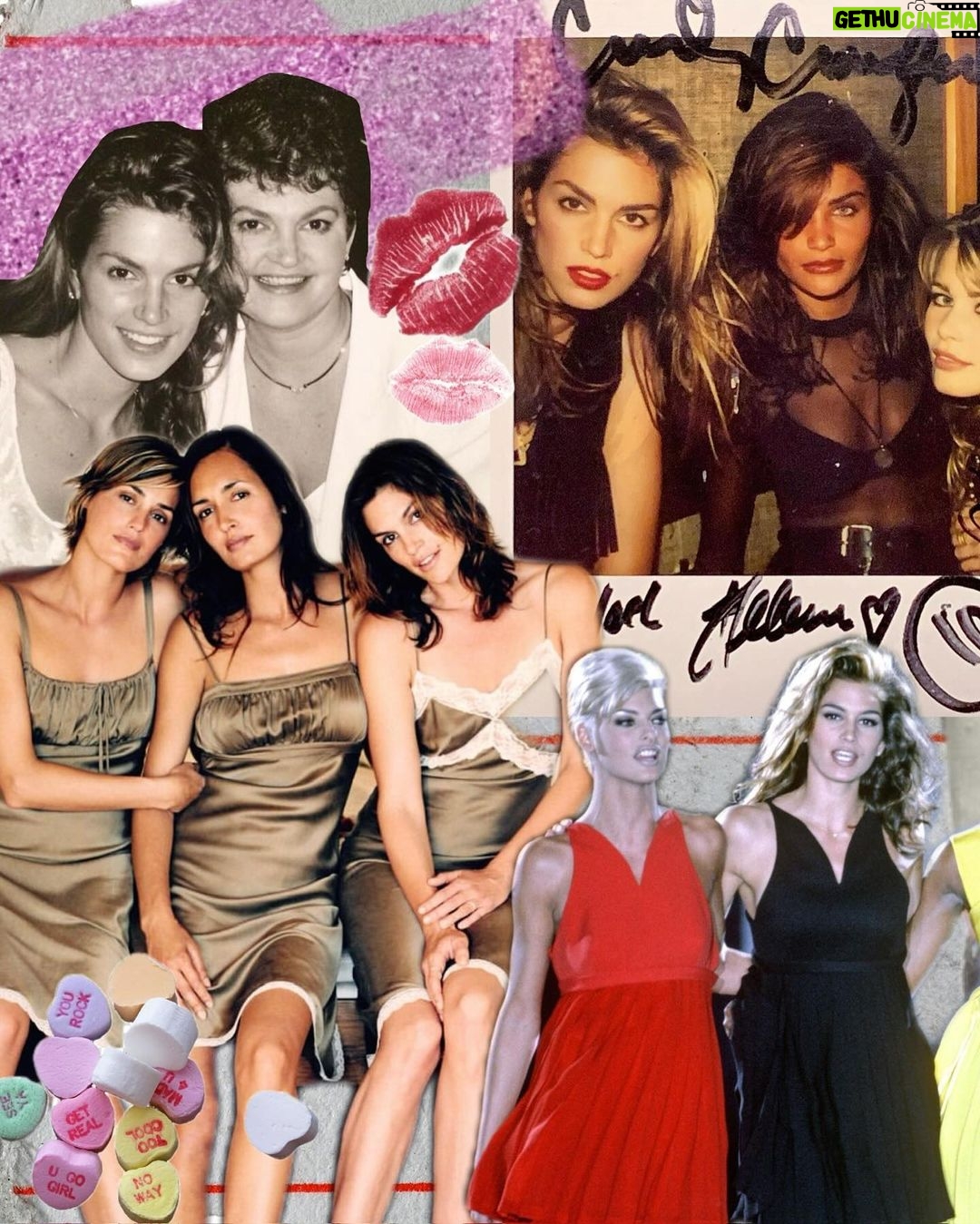 Cindy Crawford Instagram - Mood board for the girl’s girls 🩷