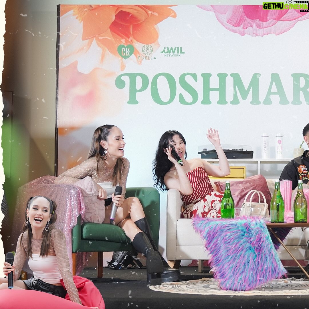 Cinta Laura Kiehl Instagram - BICARA CINTA: Boys vs. Girls Weekend lalu luar biasa seru bareng Boy William, Pangeran Lantang dan Indah G di POSHMARKET! 🔥 Jangan khawatir yang ketinggalan karena episode special ini akan tayang di YouTube @puella.official! Poshmarket signing off! See you guys next time! 🤍 Jakarta, Indonesia