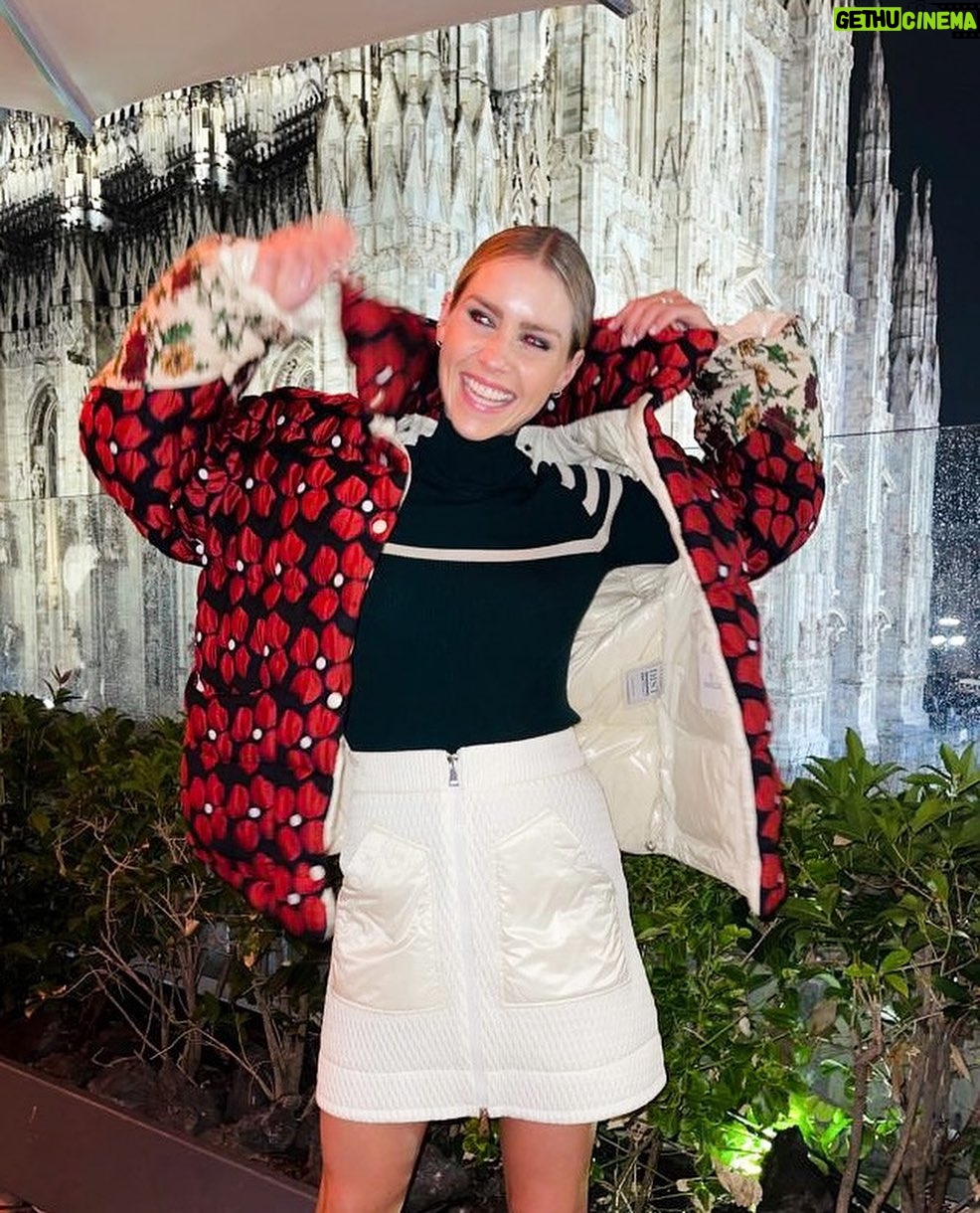 Claire Holt Instagram - Showed up with my skirt backwards but feel pretty good about my recovery @moncler