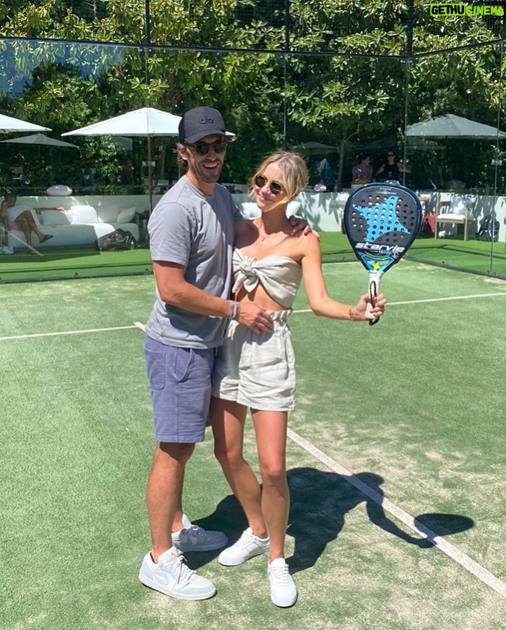 Claire Holt Instagram - Him: please for the love of god don’t do the peace sign Me: say no more padel is epic and shits on pickleball google it