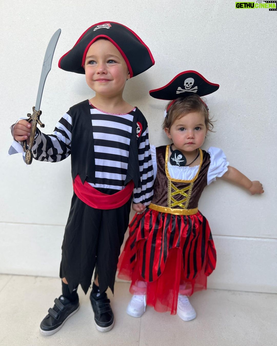 Claire Holt Instagram - The only reason we are pirates is because Andy wanted to wear eyeliner