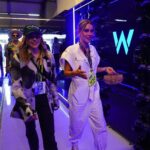 Claire Holt Instagram - I love when they ask me to tour celebs around our garage! @williamsracing