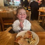 Claire Holt Instagram - My kids have started meditating at dinner when they don’t want to eat and it’s a 12/10 avoidance tactic. V impressed. Also could you imagine not wanting to eat pizza (or nap)? Will never understand.
