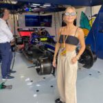 Claire Holt Instagram - they haven’t let me drive yet but I’m not a quitter @williamsracing F1 Miami Grand Prix