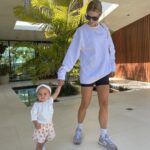 Claire Holt Instagram - back in my bike shorts w my bestie
