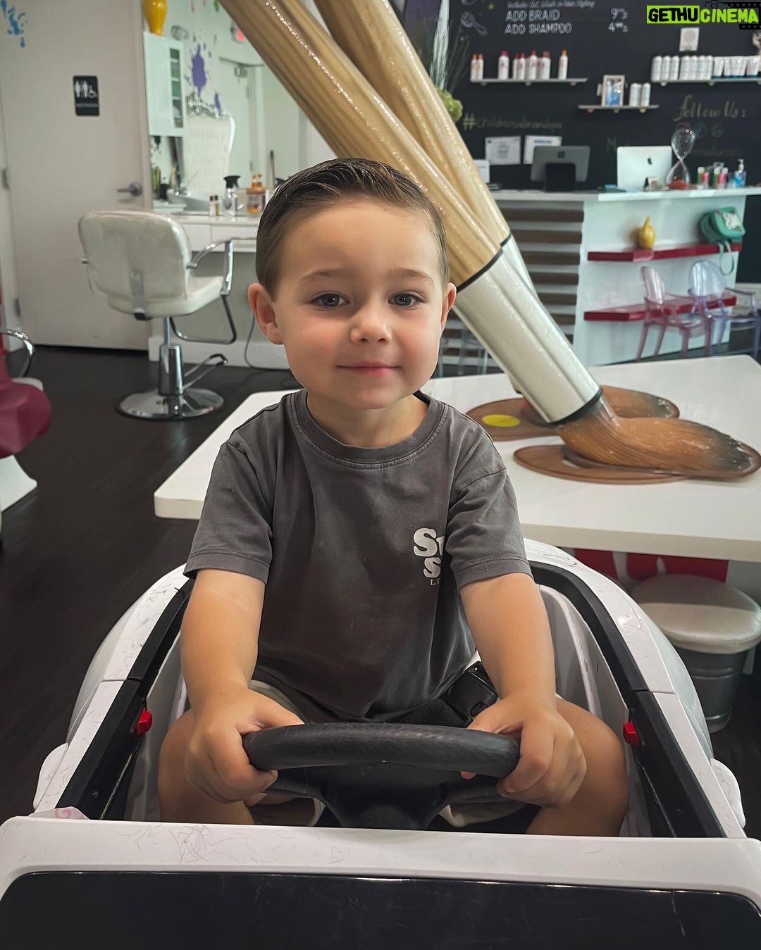 Claire Holt Instagram - took him for a real haircut and now he looks like he’s going to steal someone’s wife smh