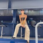 Claire Holt Instagram - they haven’t let me drive yet but I’m not a quitter @williamsracing F1 Miami Grand Prix