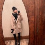 Claire Holt Instagram - hate the cold love a coat