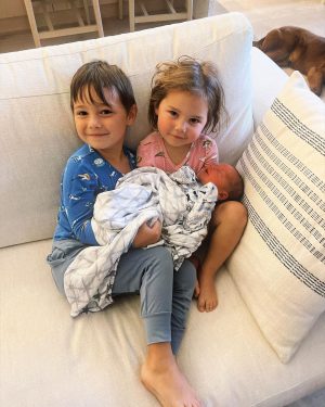 Claire Holt Instagram - Hiii thanks for all the love! Maybe the hardest pregnancy and birth means the easiest postpartum cause we are feeling goooood. Not much sleep and no margaritas yet but those days will come. Definitely not having 4 kids !!