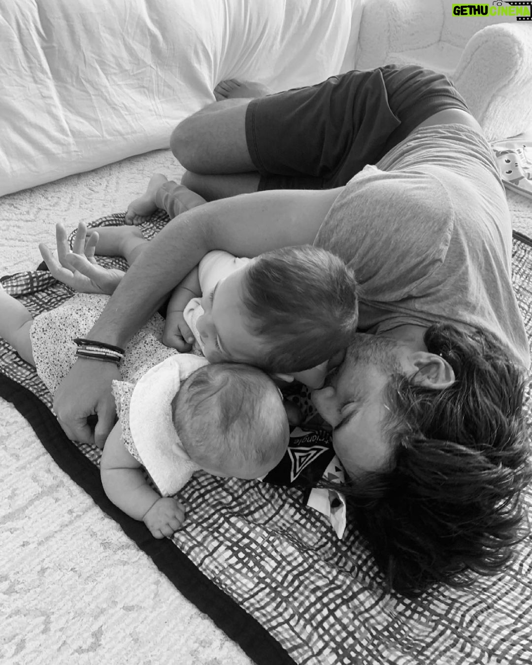 Claire Holt Instagram - We are so lucky. Happy Father’s Day to the heart of our family and the glue that holds us all together. Love you to the moon.