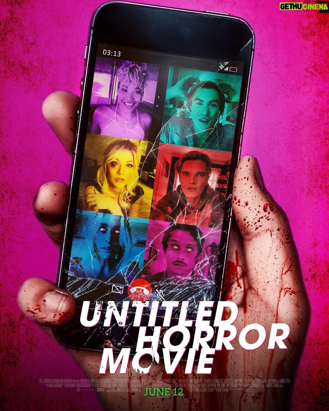 Claire Holt Instagram - A little zoom press this morning because UNTITLED HORROR MOVIE is out today!!!!!!!! If you love it tell me in the comments if you hate it keep it to yourself thanks bye!