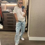 Claire Holt Instagram – non maternity lewks ft stretchy dresses and *gasp* low rise jeans on my site this week 🤍 thecornerbyclaire.com 🤍 Aspen, Colorado