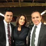 Clark Gregg Instagram - No #agentsofshield tribute is complete without these two: the unkillable Hydra hunk @imbrettdalton and the seriously one of a kind brilliant badass and OG Avenger @cobiesmulders