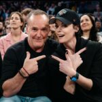 Clark Gregg Instagram - Let’s go @nyknicks with my girl @jaimiealexander #ladysif