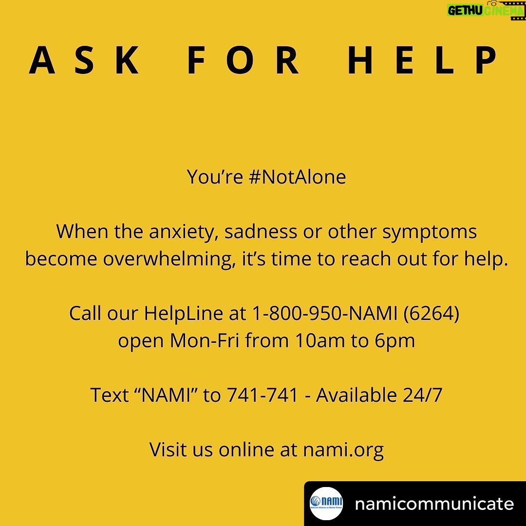 Clark Gregg Instagram - From my friends at @namicommunicate 2020 has been an uncertain and stressful year. From COVID-19 to racial injustice to economic uncertainty and a contentious election season. - It is okay not to be okay. One thing is certain: NAMI is here to support you.