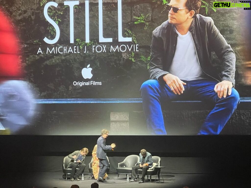 Clark Gregg Instagram - I was lucky enough to see STILL last night at Alice Tully Hall. When I picked myself up off the floor I had a new favorite Michael J. Fox movie. The love, courage and humor emanating from @realmikejfox , the amazing @tracy.pollan, Sam, Schuyler, Aquinnah and Esme will leave you changed. Beautifully directed by @davisguggenheim Drops next Friday @appletv @michaeljfoxorg