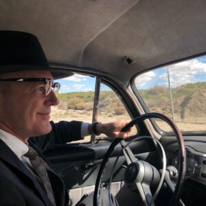Clark Gregg Instagram - More BTS from tonight’s #agentsofshield @chloebennet @lil_henstridge
