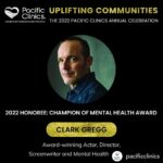 Clark Gregg Instagram – Humbled. Join us.

Repost @pacificclinics “We’re thrilled to be honoring Actor @clarkgregg with the 2022 Champion of Mental Health Award. 

Gregg is best known for his role as Agent Coulson in Marvel movies, including The Avengers, Capital Marvel and Agents of S.H.I.E.L.D. What some may not know about him is that he is a proponent of mental health and has been vocal about his mental health journey. 

Gregg also volunteered at Pacific Clinics, lending his voice and encouragement to our team who are dedicated to helping people each day.

It’s not too late to purchase tickets for the Uplifting Communities: The 2022 Pacific Clinics Annual Celebration!

RSVP at our bio link. #CelebrateWithPC