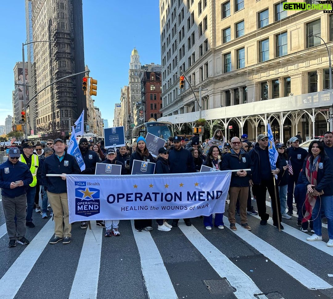 Clark Gregg Instagram - So happy to be back on the streets of #NY marching with the wonderful veterans and caregivers of @operationmend dedicated to #healingthewoundsofwar, visible and invisible. If you need help, please reach out.@part