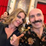 Claudia Gerini Instagram – La tipica faccia da spot ci ha unito.. @macciocapatonda_official