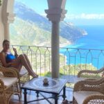 Claudia Gerini Instagram - Nel blu dipinto di blu #ravello una poesia….❤️ @_jeuxdeau_ Ravello, Amalfi Coast