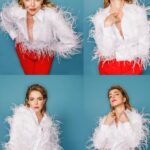 Claudia Gerini Instagram - @deluge_mag ⭐️strike a pose⭐️for @fabcestari 🤙🏼 #piumedistruzzo #whitemood