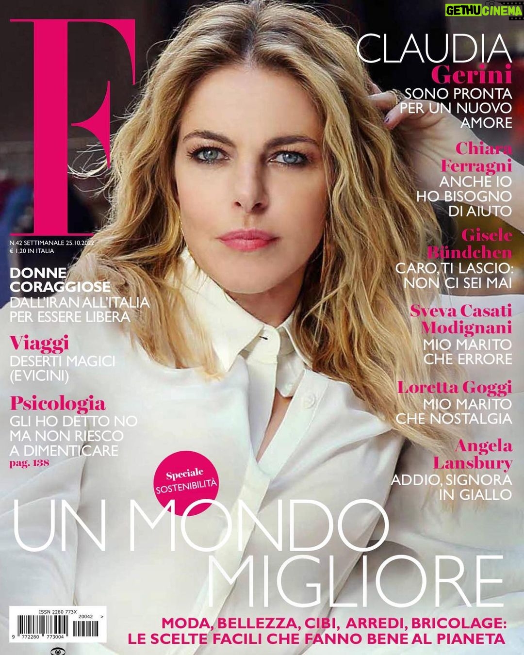 Claudia Gerini Instagram - ❤️🙏 #cover #actress #neverstopexploring @thatfabofficial @lucadini @sarafaillaci @upgradeartist @valeriajmarchetti @marcomontagnola @upgradeartist @fabio_lovino_