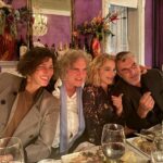 Claudia Gerini Instagram - About last night…. Una cena di Thanksgiving imporovvisata! Con le mie figlie e molti amici con figli… eccomi con Orsola,Fabio e Chris il mitico Mr Big di Sex and the city #gratitude #nyc #friendstvvideos East Village, New York, New York