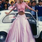 Claudia Schiffer Instagram - A Roman Holiday. @brielarson inspired by my 90s @versace look 💖