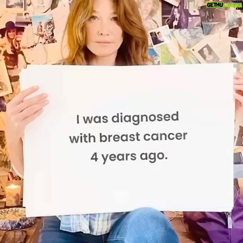 Claudia Schiffer Instagram - Thank you, @carlabruniofficial for this powerful message. Courageous, beautiful, and an iconic strong woman. I’m full of admiration. ❤️❤️❤️ October is #BreastCancerAwarenessMonth and it’s so important that women get regular checkups.