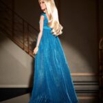 Claudia Schiffer Instagram - Introducing the @ClaudiaSchiffer Barbie Doll in Versace. 💙 Celebrating the iconic supermodel and decade-defining dress she wore in the @Versace F/W 1994 runway show. Now available exclusively on @mattelcreations. #barbie #barbiestyle