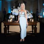 Claudia Schiffer Instagram - Afterparty in @Versace blue 🩵 With Edward Enninful, Donatella Versace, Clementine Vaughn.