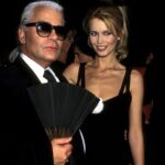 Claudia Schiffer Instagram - I still remember Karl saying to me, “Clooodia - we must go to the Met Ball,” while he drew and designed my dress. A few weeks later we were sitting side by side on the Concorde on our way to NY. The night was filled with Karl’s funny anecdotes and fashion gossip. At the end of the evening on our way home, he whispered to me in German, “Funny, you know we are always the only people not drinking. Fräulein Clooodia, what’s next?” And here many years later the Met Ball is dedicated to him, rightly so, honouring the great creative genius he was ♥️