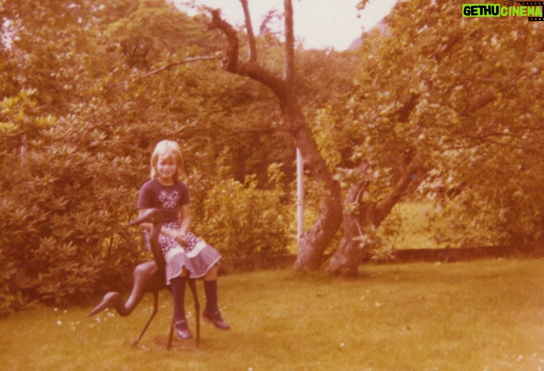 Claudia Schiffer Instagram - Summers at my grandparents Opi and Omi near Bad Honnef / Germany with my cousin Marion!