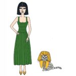 Claudia Schiffer Instagram - Some of my favourite illustrations from “Blue Chip” by the talented @angelicahicks! Her sense of humor and playful drawings were a perfect match for Chip’s story.