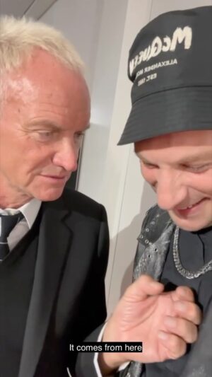 Clementino Instagram - Thank you for everything my friend, and thank you for the beautiful words. It was an honor!!! 🎸💙
The Legend @theofficialsting