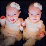 Coco Austin Instagram - Chanel at 4 months.. She has always been such a happy kid.. 😊 Everyday on the way to school I show her a baby pic of herself she's never seen before and she loves it, its become a routine!