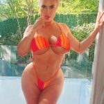 Coco Austin Instagram - I've been a Swimsuit model for many many years... Summer is over, but I'm taking advantage of this warm weather on the where getting on the East Coast.. I love me some interesting bikinis ❤️ find me on #of
