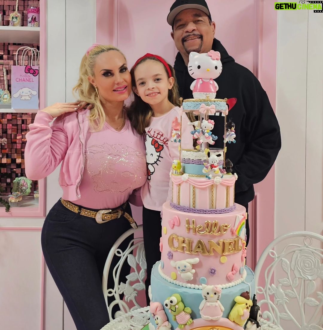 Coco Austin Instagram - Just a few pics from Chanel's Hello Kitty 8th Birthday Party!! 🎉🎂❤️💋 Xtreme Energy