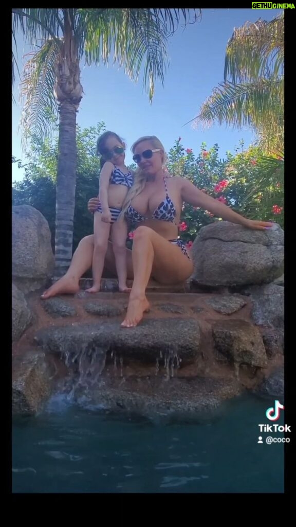 Coco Austin Instagram - Everybody always wants more Chanel on my page! I have lots of unseen videos Im gonna start posting #lostfootage #lilchanel #icelovescoco #follow #besties #twinning