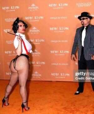 Coco Austin Instagram - Halloween is one of our favorite holidays ... 
Ice pretty much went as himself.. OG gangster and his Moll 
#redcarpet #heidiklum #halloween2023