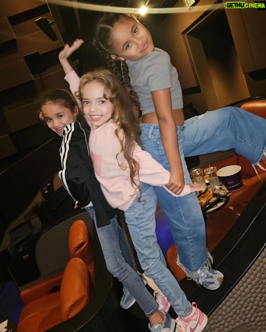 Coco Austin Instagram - Everytime I go to the @ipic theaters with @jessiemarrerophotography its now been a tradition to take a pic after the movie.. This time we took the kiddos to see @pawpatrolmovie IPIC