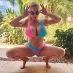 Coco Austin Instagram - Trying to get my last Summer days in... #poolside #swimsuitlover Video in linktree #bio #of