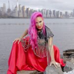 Coco Austin Instagram - I did this shoot right before changing my hair back to blonde.. i miss my pink🩷 Loved shooting this fetish dress look for Paris fashion magazine @moevir.paris Designer - @original_x_one