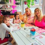 Coco Austin Instagram - Been obsessed with Barbie lately and finally got to visit @barbiecafeofficial with my cousin @statt.hagan. We had a blast, as you can see. Good food and drinks.. I love adventure and now I got my mini to experience things with me! Life is so colorful and beautiful in the barbieworld! THIS IS SO MY THING! #cousins #barbiecafe #barbiecafenyc #barbieworld -swipe Malibu Barbie Cafe New York