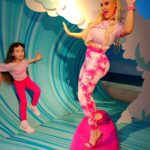 Coco Austin Instagram - Been obsessed with Barbie lately and finally got to visit @barbiecafeofficial with my cousin @statt.hagan. We had a blast, as you can see. Good food and drinks.. I love adventure and now I got my mini to experience things with me! Life is so colorful and beautiful in the barbieworld! THIS IS SO MY THING! #cousins #barbiecafe #barbiecafenyc #barbieworld -swipe Malibu Barbie Cafe New York